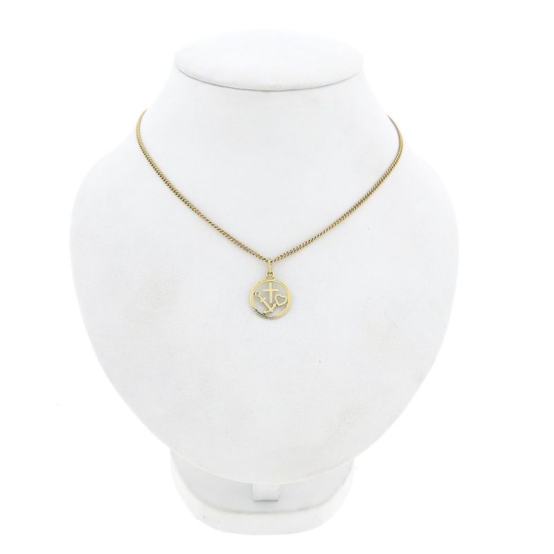 Image 4 of Gold Pendant; Faith, Hope, Love