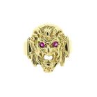 Image 3 of Gold pinky ring with ruby; Hades