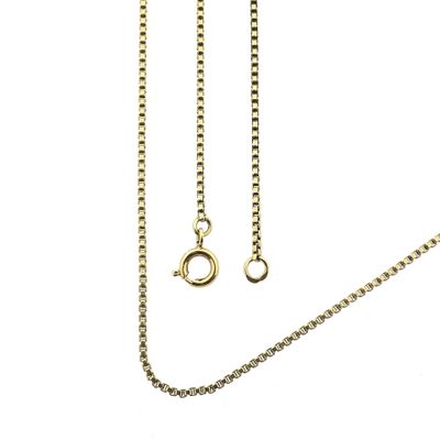 Image 1 of 14 Carat Venetian Box Chain; 56 cm