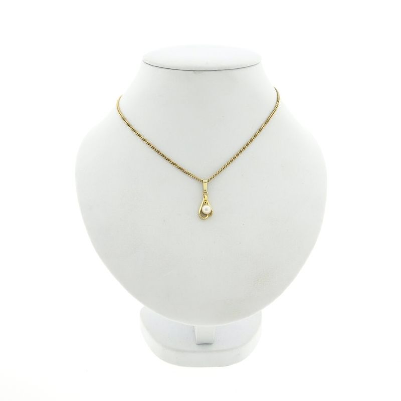 Image 5 of Gold pendant with pearl