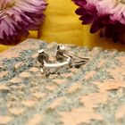 Afbeelding 2 van Witgouden oorstekers met zirconia