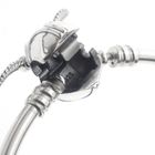 Image 7 of Harry Potter x Pandora bracelet; Silver; Golden Snitch Charm Bangle | Ø 65mm