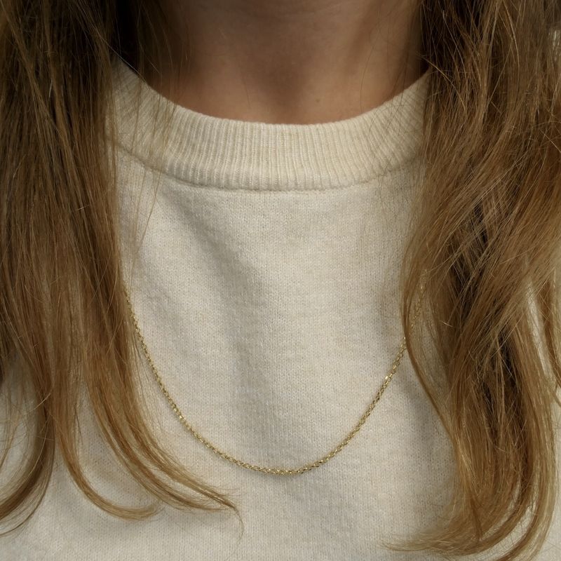 Image 7 of 21 carat gold jasseron link chain | 61 cm