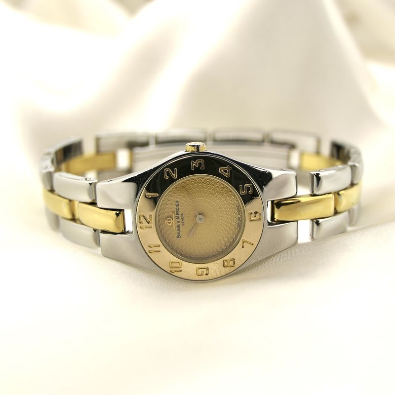 Image 10 of Baume & Mercier Linea MV045203; Bi-color ladies watch