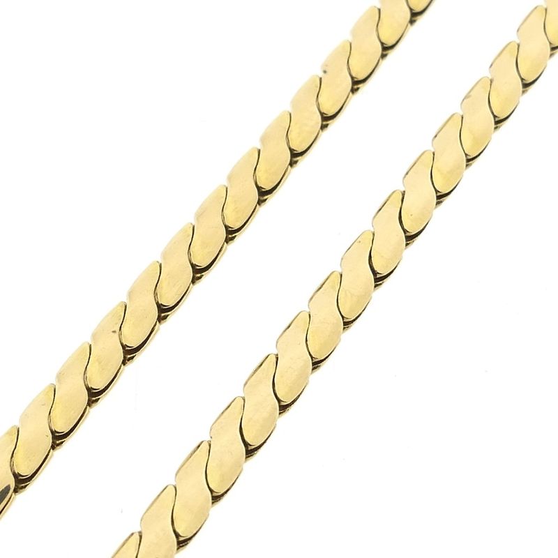 Image 7 of Gold S-link chain; 45 cm