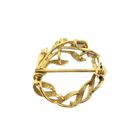 Image 5 of floral brooch with sapphire