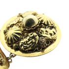 Image 7 of Antique garnet bead necklace with gold decorative clasp