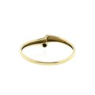 Image 4 of Gold Ring with Diamond; 0.01 ct.
