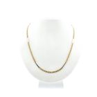 Image 1 of Two-tone gold navy link necklace | 51 cm