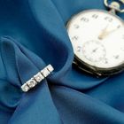 Image 4 of White gold ring with diamond | 0.75 ct.