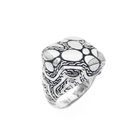 Image 1 of Silver ring with Maori pattern