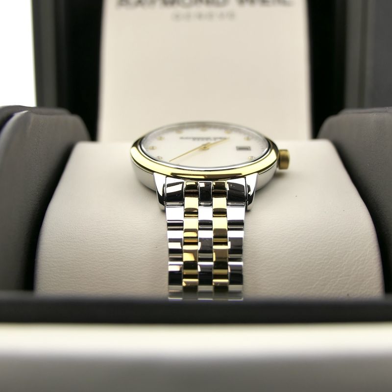 Image 9 of Raymond Weil Toccata 5985-STP-97081; Bi-color women's watch with diamonds