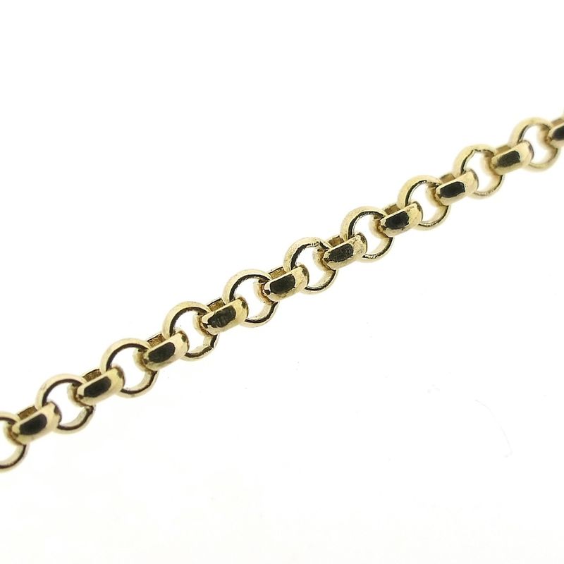 Image 4 of Gold jasseron link chain | 50 cm