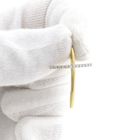 Image 7 of Two-tone gold pendant of a cross with diamonds; 0.13 ct.