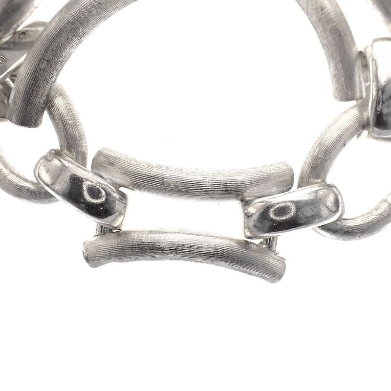 Image 3 of Heavy silver ladies bracelet