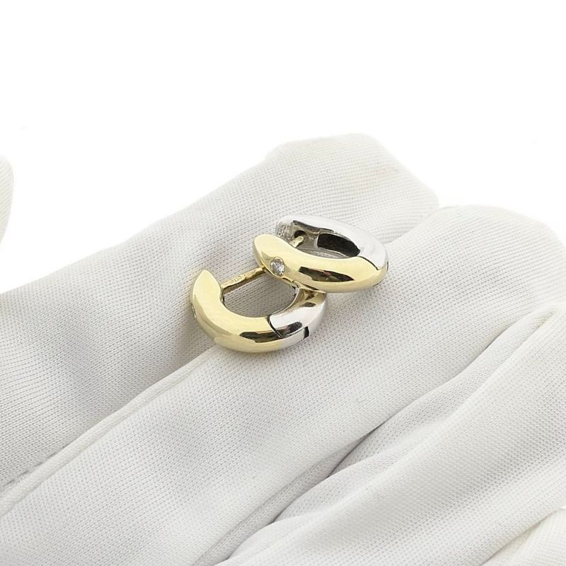 Image 7 of Two-tone gold earrings