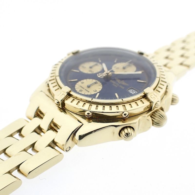 Image 9 of Breitling Chronomat; Exclusive 18k gold watch