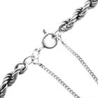 Image 7 of Silver twisted link bracelet | 19 cm