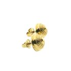 Image 8 of Vintage gold round stud earrings