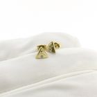 Image 7 of Gold stud earrings with zirconia