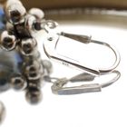 Image 4 of Silver earrings with blue stones