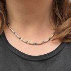 Image 8 of Bicolor gold fantasy link necklace