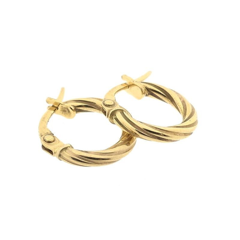 Image 4 of 9 carat stud earrings; Ø 11.7 mm