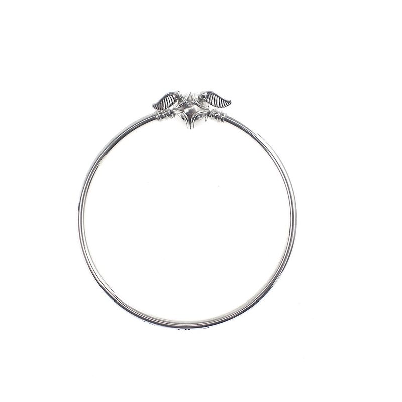 Image 3 of Harry Potter x Pandora bracelet; Silver; Golden Snitch Charm Bangle | Ø 60.0 mm