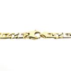 Image 4 of Two-tone gold navy link necklace