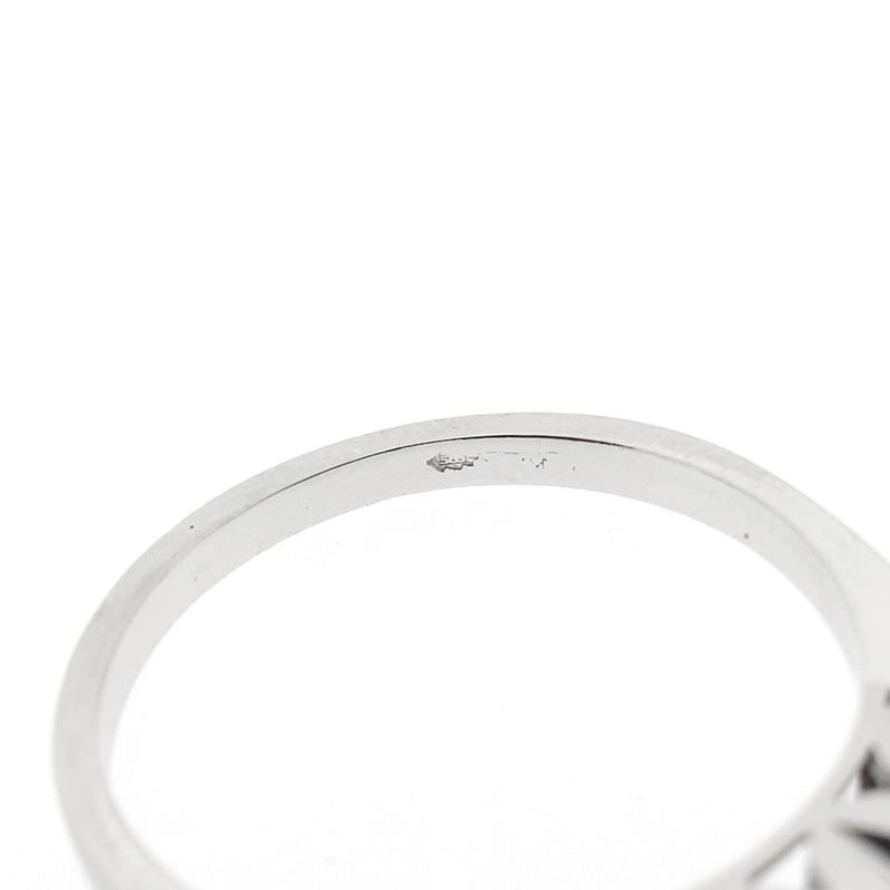 Image 6 of White gold ring with diamond | 0.15 ct.
