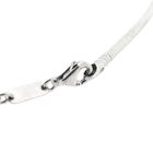 Image 4 of Zinzi Silver Snake Chain Necklace