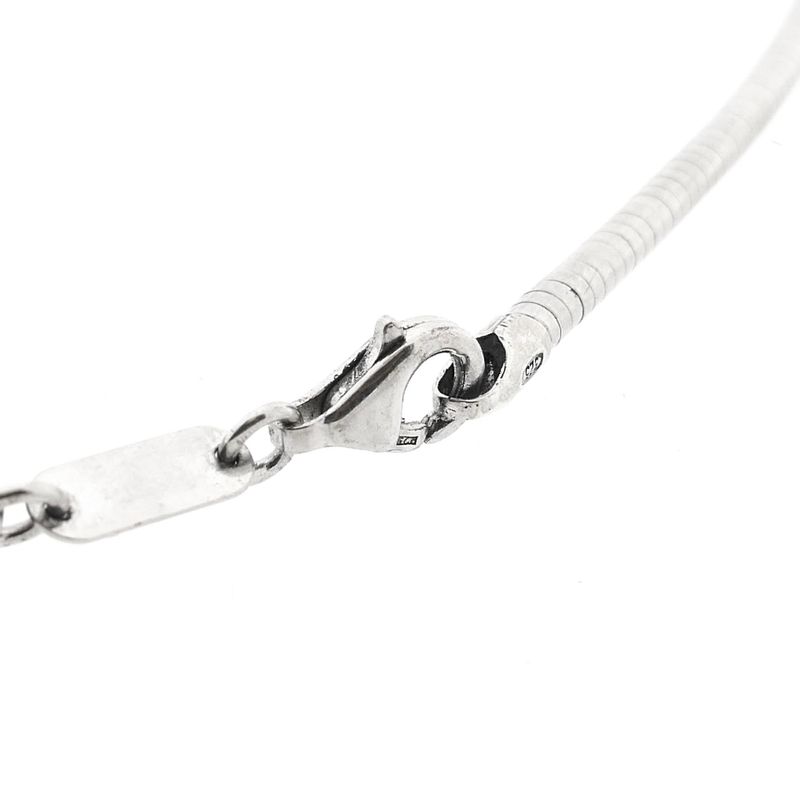 Image 4 of Zinzi Silver Snake Chain Necklace