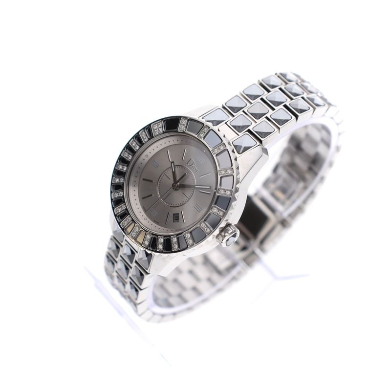 Afbeelding 3 van Dior Christal CD113113; Dames Horloge met Diamanten
