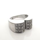 Image 3 of White gold fantasy ring with diamonds; 0.42 ct.