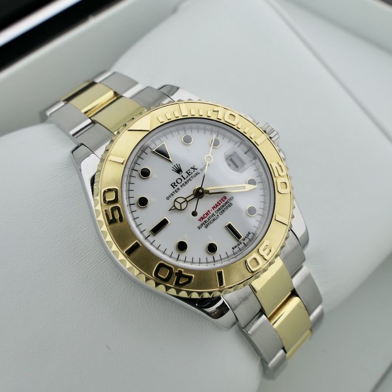 Image 18 of Rolex Yachtmaster 168623; 18k gold/steel watch