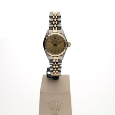 Rolex Oyster Perpetual 26mm Ref. 6719; Vintage gold/steel ladies watch Image 1 of Rolex Oyster Perpetual 26mm Ref. 6719; Vintage gold/steel ladies watch