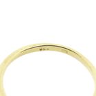 Image 9 of Gold subtle entourage ring with zirconia