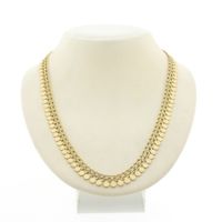 8 carat necklace with bead link