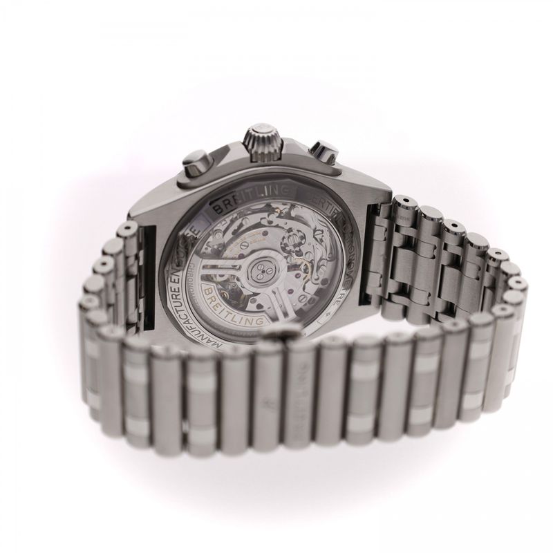 Image 14 of Breitling Chronomat B01 42mm AB013401G1A1; Men's Chronograph Watch