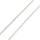 Image 5 of White gold anchor link necklace