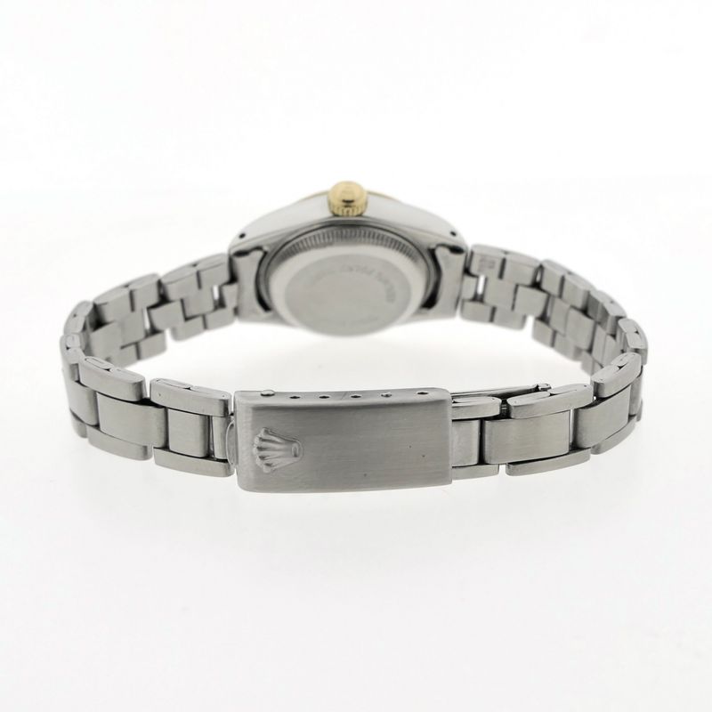 Image 11 of Rolex Datejust 26mm 69173; 18k gold/steel women's watch