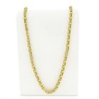 Image 1 of Long gold men's necklace with zirconia; Magnum chain