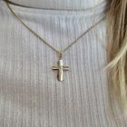 Image 3 of Gold pendant of cross with corpus