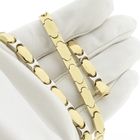 Image 5 of Two-tone gold fantasy link necklace