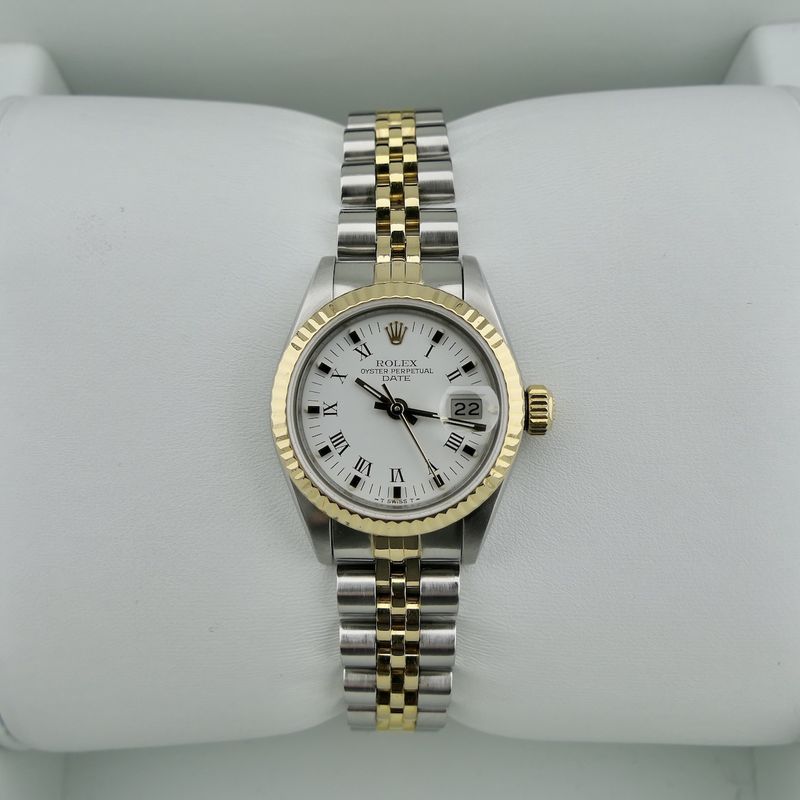 Image 16 of Rolex Lady-Datejust 26mm 69173; Vintage 18k gold/steel women's watch