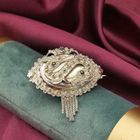 Image 2 of Silver brooch with filigree technique | Vintage/antique