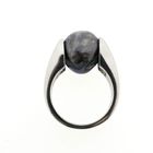Image 8 of Silver ring with black pearl | Melano