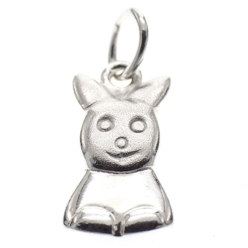 Image 1 of Silver pendant; Rabbit