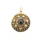 Image 1 of Antique gold pendant with garnet