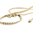 Image 8 of Gold flat gourmet link chain
